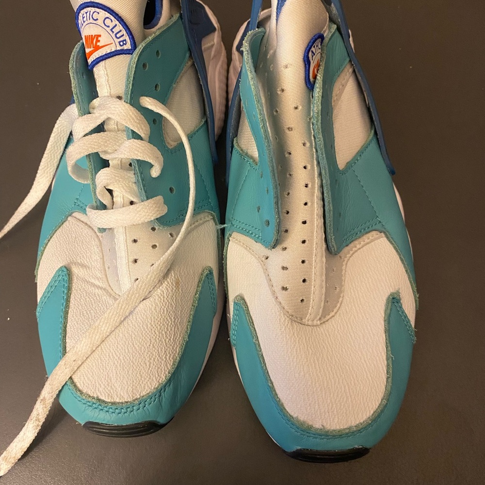 Nike Teal and White Sneakers